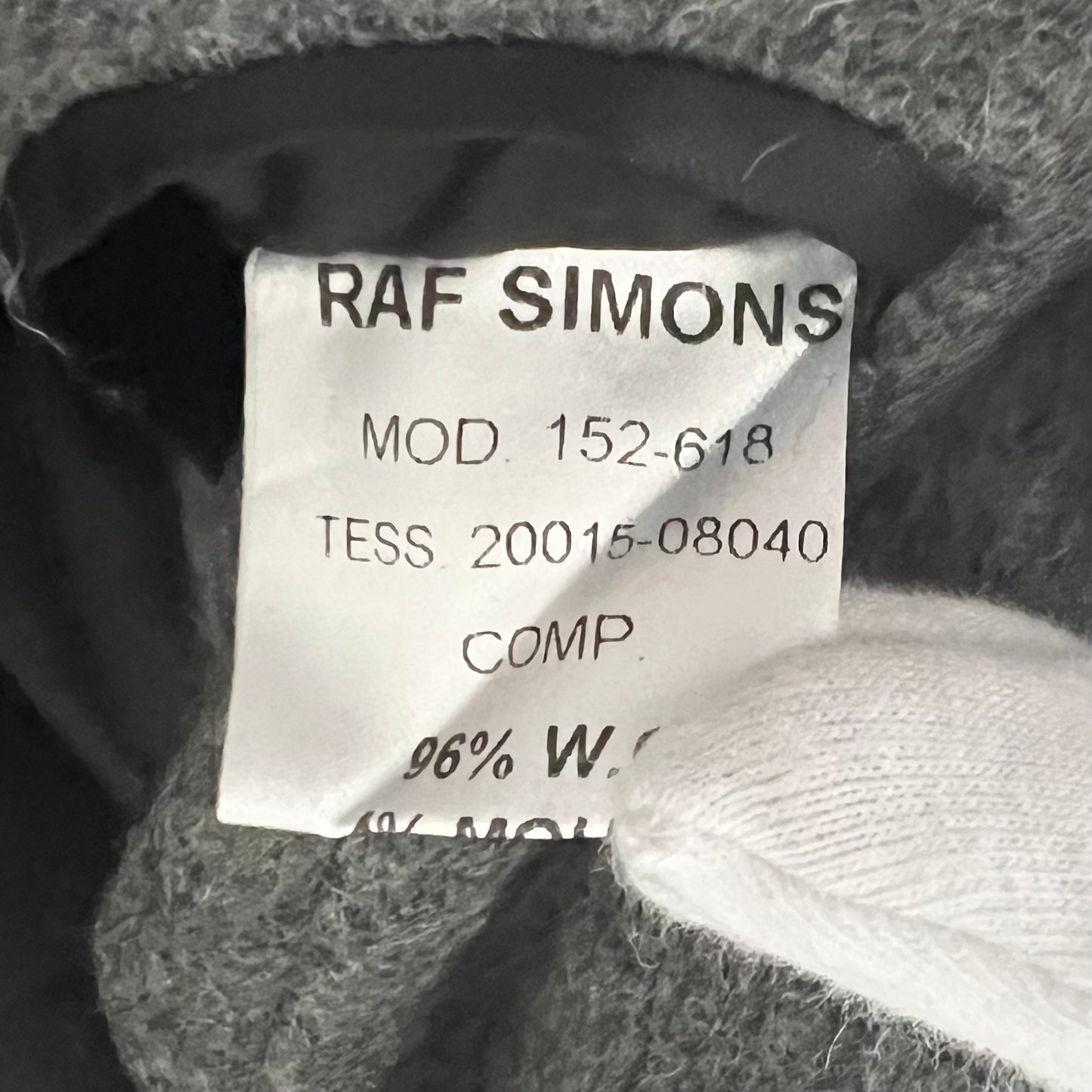 RAF SIMONS ラフシモンズ　チェスターコート
