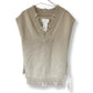 Maison Margiela knit vest with white tag and crash