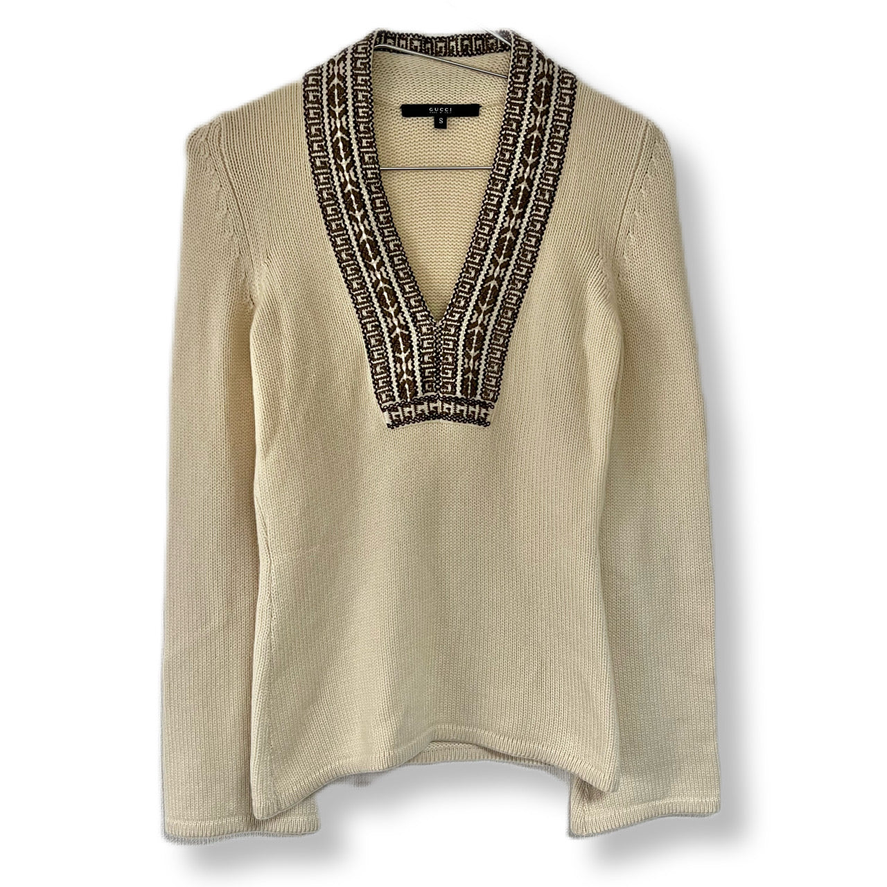 GUCCI Gucci knit sweater Tom Ford period 100% cashmere